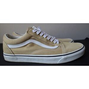 VANS Old Skool Mens Sz 13 Beige Suede Sneakers